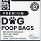 Certified 65% PCR (Post Consumer Recycled) Plastic and 35% Plant Based Dog Poop Bags - Dr. C's Premium Dog Poop Bags - 270 Bags / 18 Rolls, Extra thick, Leak Proof, Unscented, Earth Friendly