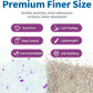 Made4Pets Cat Litter Crystals, Non Clumping Cat Litter Odor Control Kitty Litter Non Clumping No scooping Low Dust, Low Tracking, Lightweight, Dehydrates Waste, Lavender – 25.8 lbs (6 x 4.3 lb Packs)