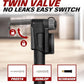 BV Mini Bike Pump Portable Frame Pump, Shock Pump for Bike Shock, Air Ball Pump Inflator with Ball Pump Needles, Mini Pump Fits Presta & Schrader- Smart Valve