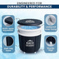 Ice Plunge Tub – Large Insulated Ice Bath for Cold Water Therapy – 100 Gallon Portable Ice Barrel for Athletes, Recovery & Wellness – Durable PVC, Easy Setup, Leakproof & Spacious