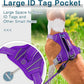 BARKBAY Dog Harness No Pull with ID Tag Pocket - Heavy Duty, Reflective, Easy Control for Large Dogs(Purple,S)