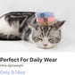 Safety Cat Collar - U.S. IDA Gold Awarding Design, Elastic Quick Release, Non Breakaway - Lightweight for Kitten, Neck Fit 5.9'-11.8' for All Small Large Cat,S(Vivid Red)
