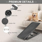 ABORON Dog Ramp,Adjustable Folding Pet Ramp for Bed,Couch,SUV - High Traction Portable Rubber Paw Ramps,Great for Small & Large Old Dogs & Cats, Supports up to 200 lbs,39.3''Long