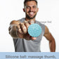 Massage Ball, Lacrosse Ball Massage Ball Therapy for Myofascial Release, Ball for Plantar Fasciitis Relief, Hard Ball,with Extra Soft Peanut Ball,Stretch Band