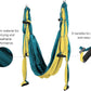 Premium Aerial Yoga Swing Hammock Inversion Therapy with 2 Free Extension Straps Easy Install for Home & Gym Fitness