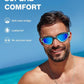 ZIONOR Swim Goggles, G1 MAX Polarized Anti-Fog Swimming Goggles for Men Women