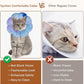 Cat Collar Soft, Adjustable Soft Protective Neck Cats Recovery Cone After Surgery