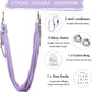 5.5 Yards Aerial Silks Yoga Swing Set - Aerial Yoga Hammock Kit Anti-Gravity Flying for Fitness, Low/Non Stretch Nylon Tricot Fabric Hardware Included for Dance