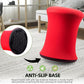ADHD Wobble Stool, Yoga Ball Chair, Ergonomic Active Sitting Stool for Adults,Kids, Improves Focus, Posture Balance Adjustable Height, Non-Slip Base for Home, School, Exercise, Yoga (Red)
