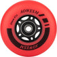 AOWESM Inline Skate Wheels 80mm 76mm 72mm 85a Outdoor Indoor Black Blue Red Roller Hockey Blades Replacement Wheels w/Bearings ABEC-9 and Floating Spacers (8-Pack)