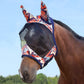 Harrison Howard LumiVista Horse Fly Mask Standard with Ears UV Protection for Horse Abstract Graffiti L Full Size