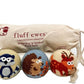 Fluff Ewes Wool Dryer Balls 3 Pack Premium New Zealand Wool Laundry Balls for Dryer, No Static Dryer Balls Laundry Reusable, XL Hedgehog Dryer Balls, Baby Dryer Balls for Dryers - Hedgehog and Homies