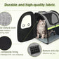 Pecute Pet Carrier Backpack, Large Cat Carrier Backpack Hold Up to 22 Lbs, Expandable cat Backpack with Breathable Mesh for Medium Dogs Cats, or 2 Small Pets, Dog Backpack Carrier for Travel Hiking