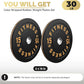 2 Inch Bumper Plates，10-500lbs，Barbell Rubber Olympic Weight Plates Set for Home Gym, Strength Training & Weight Lifting, Multiple Options Colors