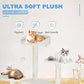 FDW Cat Tree Tower 62in Multi-Level Durable Cat Scratching Post & Cozy Fun Jumping Platform Space Saving Condo Pet Play House for Indoor Cats, Beige