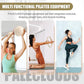 Pilates Ring Set, Pilates Essential Kit with Pilates Ring and Ball, 2.2lb *2 Ergonomic 7-Shaped Dumbbells, Portable Bag & Training Poster, at Home Workouts Pilates Sets for Women