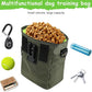 Dog Treat Pouches for Pet Training with Magnetic Closure Treat Pouches for Pet Training,Large Dog Treat Training Pouch and Dog Clicker,Training Treat Pouch Built-in Poop Bag Dispenser-Green