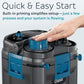 OASE BioMaster 2 Thermo 250 Canister Filter for Aquariums – External Aquarium Filter with Built-in Heater – EasyClean Pre-Filter, Quiet Operation – Freshwater & Saltwater, Up to 70 Gallons