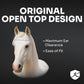 Kensington KPP Fly Mask with Fleece Trim, Deluxe Black Plaid, X-Large