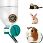 Choco Nose Patented No-Drip Water Bottle/Feeder for Guinea Pigs/Hamsters/Bunnies/Ferrets/Other Small Pets, Critters and Animals - for Cages, Crates or Wall Mount. 10.2oz. Nozzle 10mm, Green (C128)