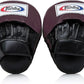 Fairtex FMV9 Contoured Focus Mitts |Striking Accuracy & Protection for Boxing, Muay Thai, Kickboxing |Ergonomic Design, Soft Padding, Secure Fit Leather
