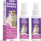 Cat Calming Spray 60 ML 2 Pack Calming Solution for Cats Cat Pheromone Spray Reduces Stress Anxiety Scratching Calming Spray for Cats Good for Home Travel Cat Pheromones Calming Spray