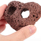 Housoutil Lava Rock Aquarium, 6PCS Aquarium Volcanic Stone Plant Fixer Ornaments, Double-Hole Fish Tank Rocks Ornament for Aquascaping, Fish Tank, Terrarium and Landscape Design