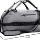 Haimont Large Waterproof Duffel Backpack Roll-Top Heavy Duty Dry Duffle Bag for Boating, Travel, Motorcycle, Kayaking, Camping, 60L