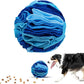 Pet Snuffle Ball, Puzzle Sniffing Interactive Dog Ball for Blind Dogs Training Stress Relief Dog Enrichment Toys Treat Machine Washable (20cm, Ocean Blue)