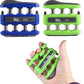 Finger Strengthener Grip, Finger Exerciser & Hand Strengthener, Workout Equipment for Musician, Rock Climbing and Therapy, Hand strengthening rehab - 2 Pack