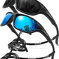 Polarized Sports Sunglasses for Men,TR90 Unbreakable Frame Sunglasses for Fishing Driving Cycling UV400 Protection