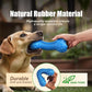 Dog Toys for Aggressive Chewers, Chew Toys for Medium Large Dogs, Durable Natural Rubber Toys with Bacon Flavor, Indestructible Dog Toy,Blue