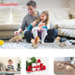 12PCS Bendable Wooden Animal Toys, Fun and Posable Animal Toys for Early Education, Smooth Natural Wood, Safari Farm Wood Animals Learning Toy for Kids