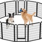 40 Inch Dog Playpen - 16 Panels Metal Pet Exercise Pen for Medium-Large Dogs, Indoor/Outdoor Dog Fence for Yard, Garden, Camping & RV Travel