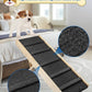 Adjustable Dog Ramp, Wooden Folding Portable Pet Ramp,Rated for 30 LBS, 32.6" Long and Adjustable from 10" to 19" with Non-Slip Traction Mat, Dog Step for Bed, Couch,Car (Grey)