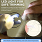 Pet Nail Clipper with Light for Cats & Small Dogs Puppies, Ultra Bright LED to Illuminate Nail Bloodline to Avoid Over Cutting, Extra-Sharp and Durable Cat Claw Trimmer with Nail File (White)