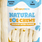 hotspot pets 8-9 Inch Large Rawhide Dog Chew Rolls (10 Pack) - Made from Grass Fed Cows - Great for Dental & Oral Care for Aggressive Chewers Large Dogs