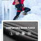 FREE SOLDIER Men's Outdoor Softshell Fleece Lined Cargo Pants Snow Ski Hiking Pants with Belt