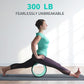 Back Roller Wheel 4 Pack - Yoga Wheel for Back Pain & Stretching,Back Roller for Deep Tissue Massage, Back Wheel for Physical Therapy & Exercise
