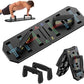 Professional Strength Training Equipment Strengthened by Durable Metal Frame, Push Up Board, Portable & Foldable Push Up Bar Set for Home Gym Fitness, Pushup Handles, Resistance Bands, Ab Roller, etc.