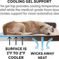 Furhaven Cooling Gel Dog Bed for Large Dogs w/ Removable Bolsters & Washable Cover, For Dogs Up to 125 lbs - Two-Tone Plush Faux Fur & Suede L Shaped Chaise - Espresso, Jumbo Plus/XXL