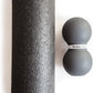 Fitness Infinity Roller, Peanut Foam Massage Ball, Large 8-Inch Double Exercise Roller (Gray - Standard)