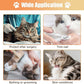 Cat Cone Collar Soft, Adjustable Cat Recovery Collar to Stop Licking After Surgery Protective E Collar for Cats Small Dogs, Orange M