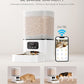 Automatic Cat Feeder with Camera,Adjustable Camera 5G/2.4G WiFi Timed cat Feed, auto cat Feeder, Automatic Pet Dispenser with HD Night Vision