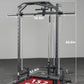 Mikolo Smith Machine Home Gym Power Cage (1:1 Ratio Strength Trainer) (Space Saving Design) (with 8 Free Attachments) Squat Rack for Full Body Training