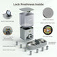Automatic Cat Feeder for Pets, Programmable Meal Dispenser, for Timed Meals for Up to Cats & Dogs Including Dual Power Supply, and Capacity for 4 Meals Daily