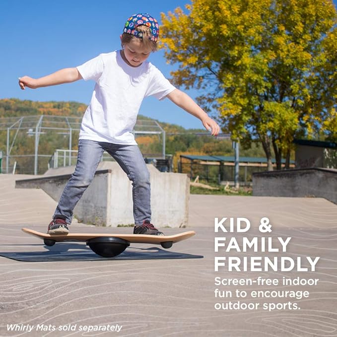 Spinning Wooden Balance Board & Agility Training Equipment
