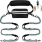 Hands Free Dog Leash with Pouch,Double Leash for Two Dogs