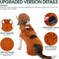 Kuoser Dog Surgery Recovery Suit for Rear Legs, Thigh Wound Protective Sleeve for Dogs, Dog Recovery Sleeve for Female Male Dogs, Dog Onesie After Surgery Pet Surgical Suit for Spay Neuter, Brown S