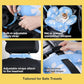 VETRESKA Pet Car Seat for Small Dogs - Washable Cat Carrier for Car Seat Portable Puppy Dog Bed, Pet Travel Carrier Bed with Safety Clip-On Leas